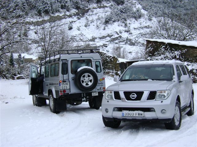  4x4 routes in the snow 